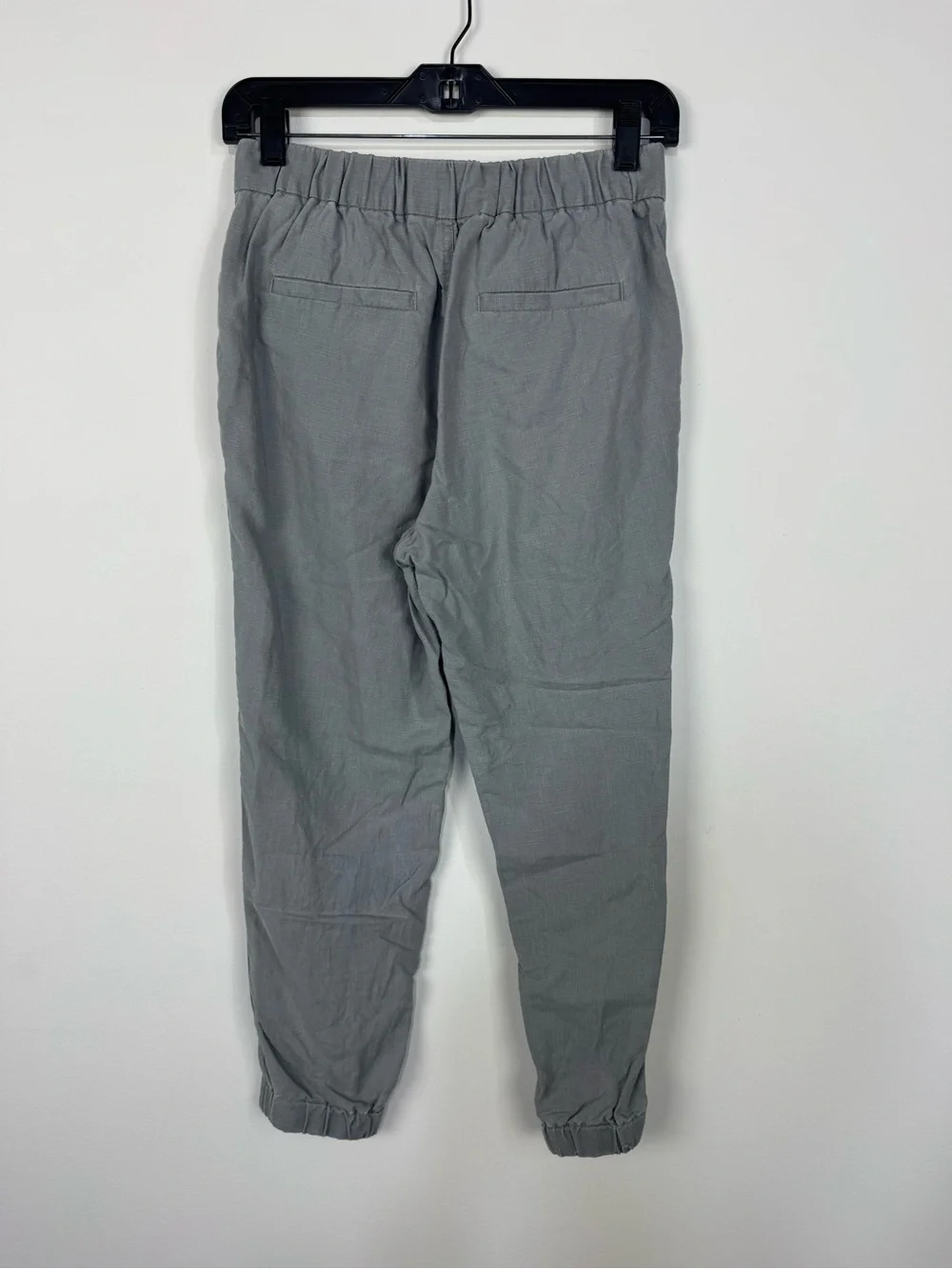 J.Crew Linen Blend Grey Gray Joggers Pants